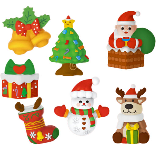 Woopie kūrybinis gipsinių figūrėlių rinkinys „Kalėdos“ – Mould & Paint Christmas (6+)