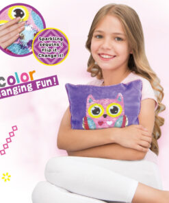 Woopie kūrybinis rinkinys „Blizgi pelėdos pagalvėlė“ – ART&FUN (5+)