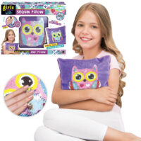 Woopie kūrybinis rinkinys „Blizgi pelėdos pagalvėlė“ – ART&FUN (5+)