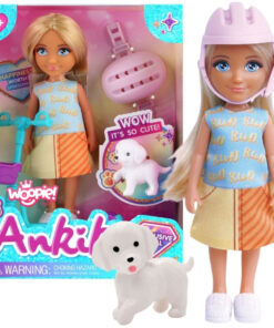 Woopie lėlė Ankiki su šuniuku ir paspirtuku