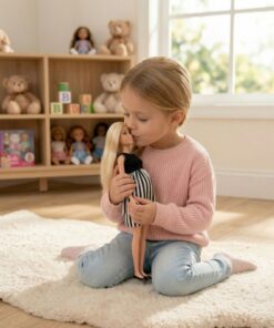 Woopie lėlė „Nėščioji mama“ su kūdikiu ir atsidarančiu pilvuku
