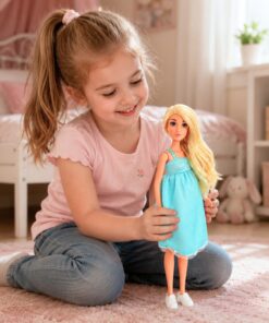 Woopie lėlė „Nėščioji mama“ su kūdikiu – su besisukančiu pilvuku