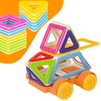 Woopie magnetinės 3D kaladėlės (22 el.)