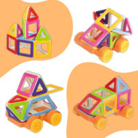 Woopie magnetinės 3D kaladėlės (22 el.)
