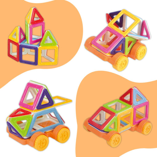Woopie magnetinės 3D kaladėlės (22 el.)