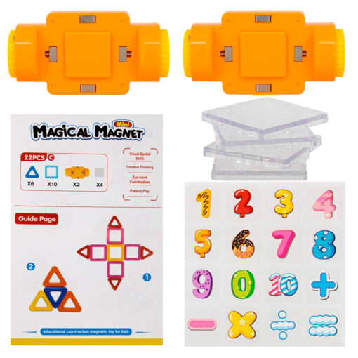 Woopie magnetinės 3D kaladėlės (22 el.)