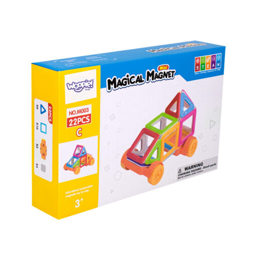Woopie magnetinės 3D kaladėlės (22 el.)