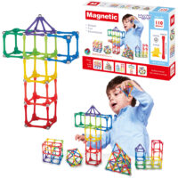 Woopie magnetinės kaladėlės – 110 el.