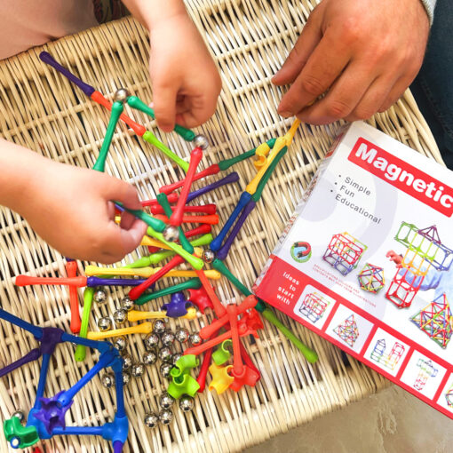 Woopie magnetinės kaladėlės – 110 el.