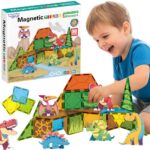 Woopie magnetinės kaladėlės „Dinozaurų pasaulis“
