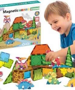 Woopie magnetinės kaladėlės „Dinozaurų pasaulis“