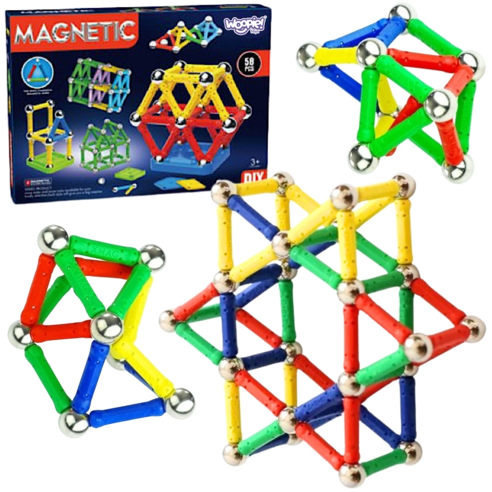 Woopie magnetinis konstruktorius „Strypai