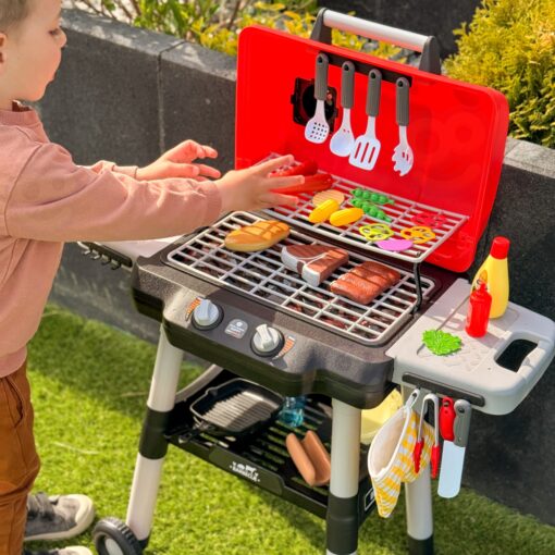 Woopie mobilus BBQ grilis su šviesomis