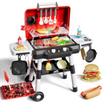 Woopie mobilus BBQ grilis su šviesomis