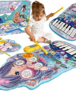 Woopie muzikinė „Syrenka“ – 2in1 pianinas ir perkusija