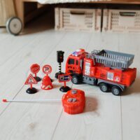 Woopie nuotoliniu būdu valdomas gaisrinės automobilis su keltuvu (1:16)