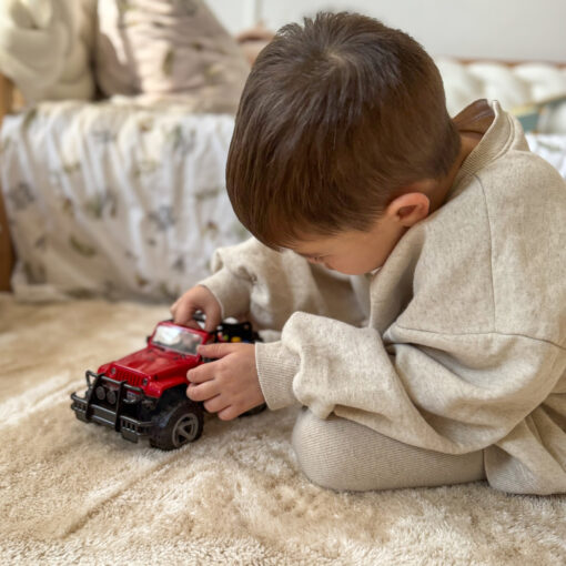 Woopie raudonas visureigis Jeep 1:16