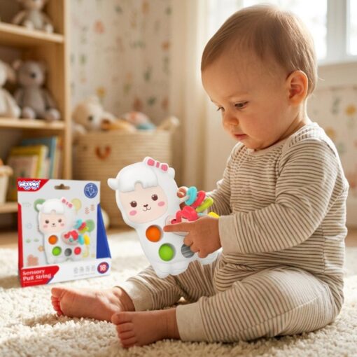 Woopie sensorinė lama „Pull‑String“ – 3in1