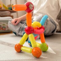 Woopie stori magnetiniai konstruktoriaus kaladėlės – 128 el.