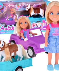 Woopie „Kiki“ lėlė su arkliu