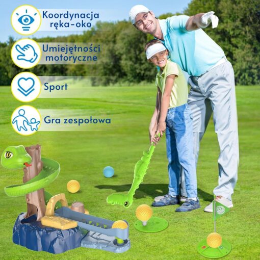Woopie „Snake Golf“ – interaktyvus mini golfo rinkinys vaikams