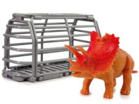 Žalias dinozaurų transporterio sunkvežimis su atsukimo funkcija
