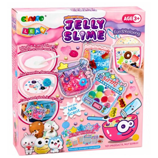 Želė tipo slime kūrimo rinkinys su aksesuarais