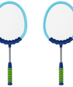 „Badminton Set Blue“ – 2 mėlynos badminton raketės su 2 kamuoliukais