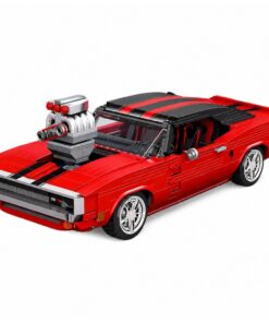 „Charger Red 1869“ – raudono sportinio automobilio konstruktorius iš 1869 detalių