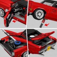 „Charger Red 1869“ – raudono sportinio automobilio konstruktorius iš 1869 detalių