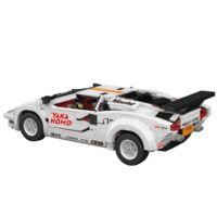 „RC White Supercar 1384“ – baltas RC sportinio automobilio konstruktorius iš 1384 detalių