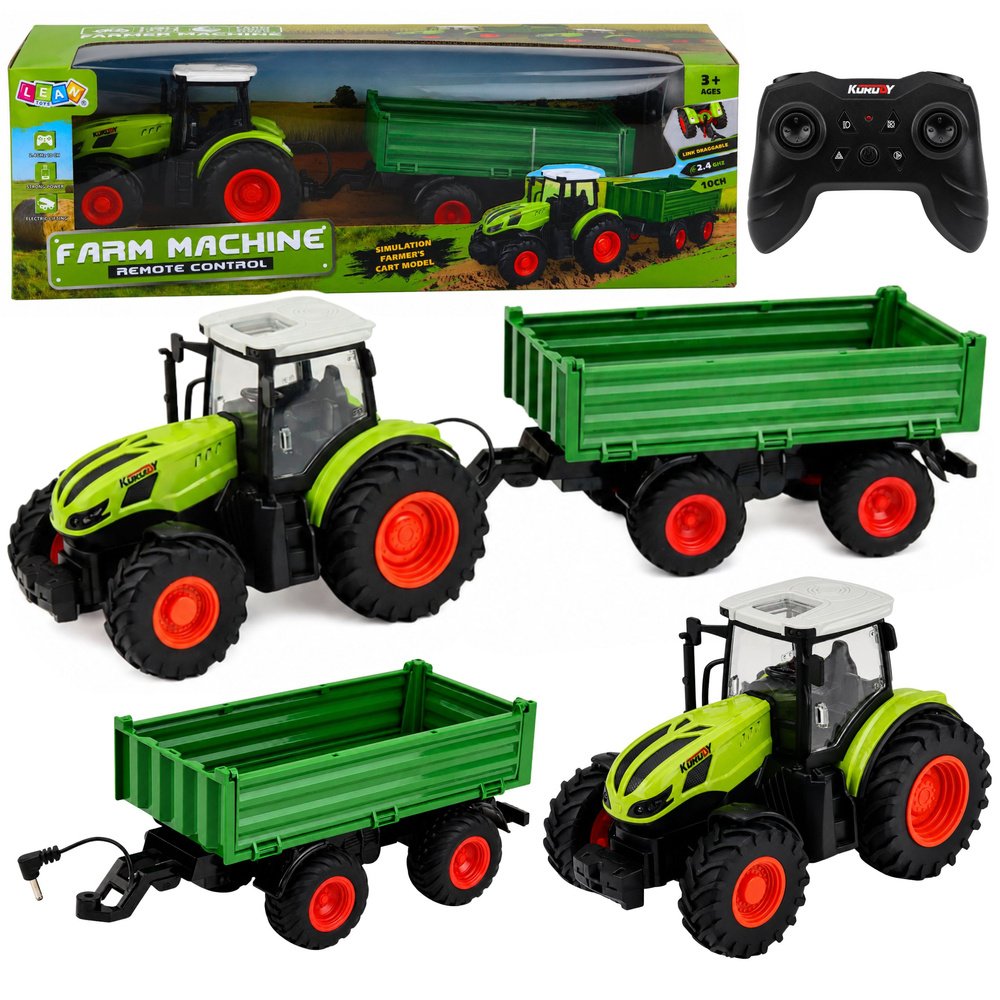 1:24 RC traktorius su priekaba 1:24 RC traktorius su priekaba