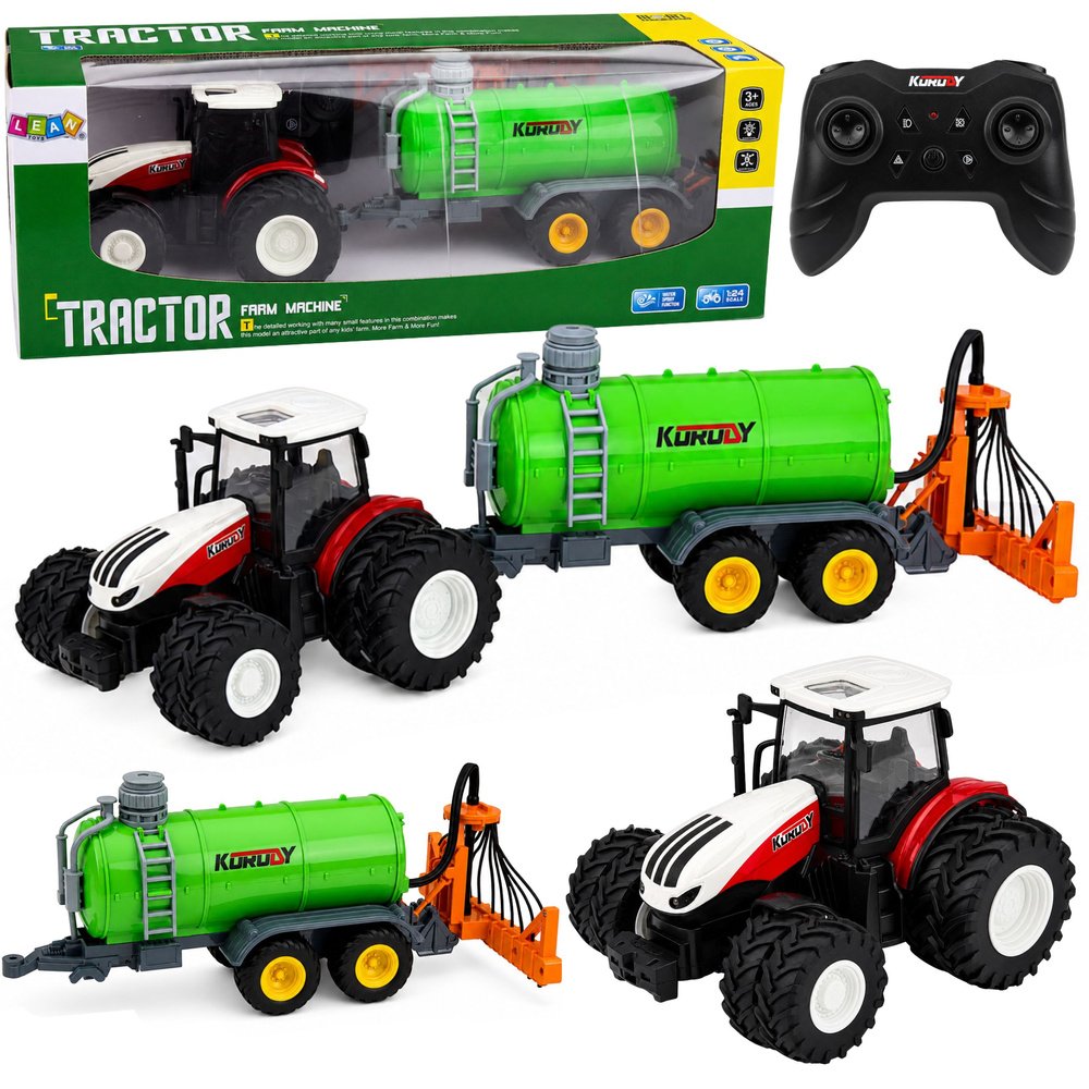 1:24 RC traktorius su purkštuvu 1:24 RC traktorius su purkštuvu