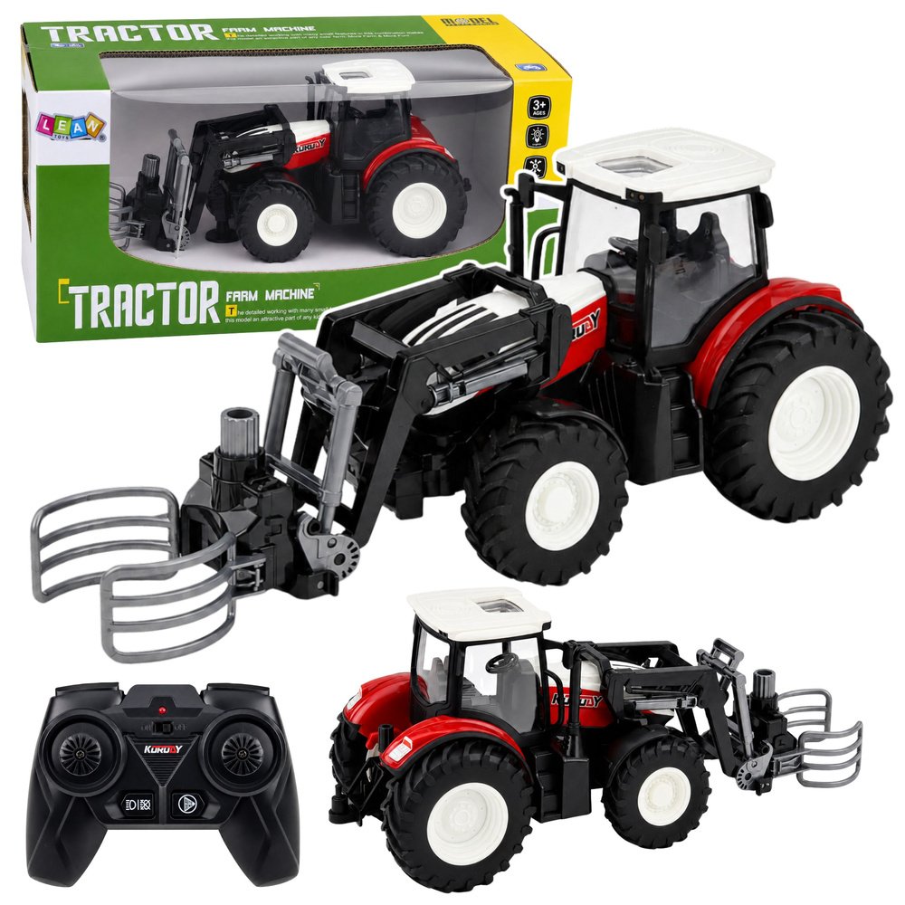 1:24 RC traktorius su šieno griebtu