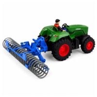 1:24 RC traktorius su žemės volu ir ūkininku