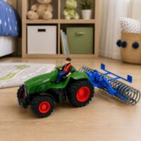 1:24 RC traktorius su žemės volu ir ūkininku