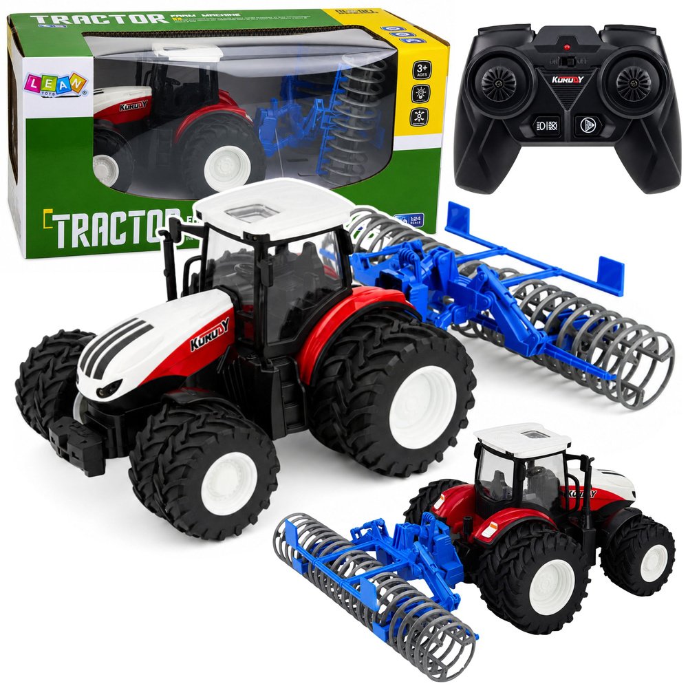 1:24 RC traktorius su žemės volu 1:24 RC traktorius su žemės volu