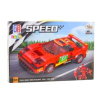 2‑in‑1 Speed konstravimo rinkinys – lenktyninis automobilis ir robotas