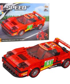 2‑in‑1 Speed konstravimo rinkinys – lenktyninis automobilis ir robotas