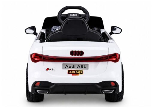 Audi A5L HL788 baltas akumuliatorinis automobilis vaikams