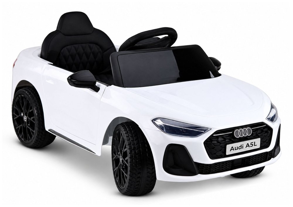 Audi A5L HL788 baltas akumuliatorinis automobilis vaikams Audi A5L HL788 baltas akumuliatorinis automobilis vaikams
