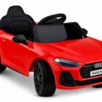 Audi A5L HL788 raudonas akumuliatorinis automobilis vaikams