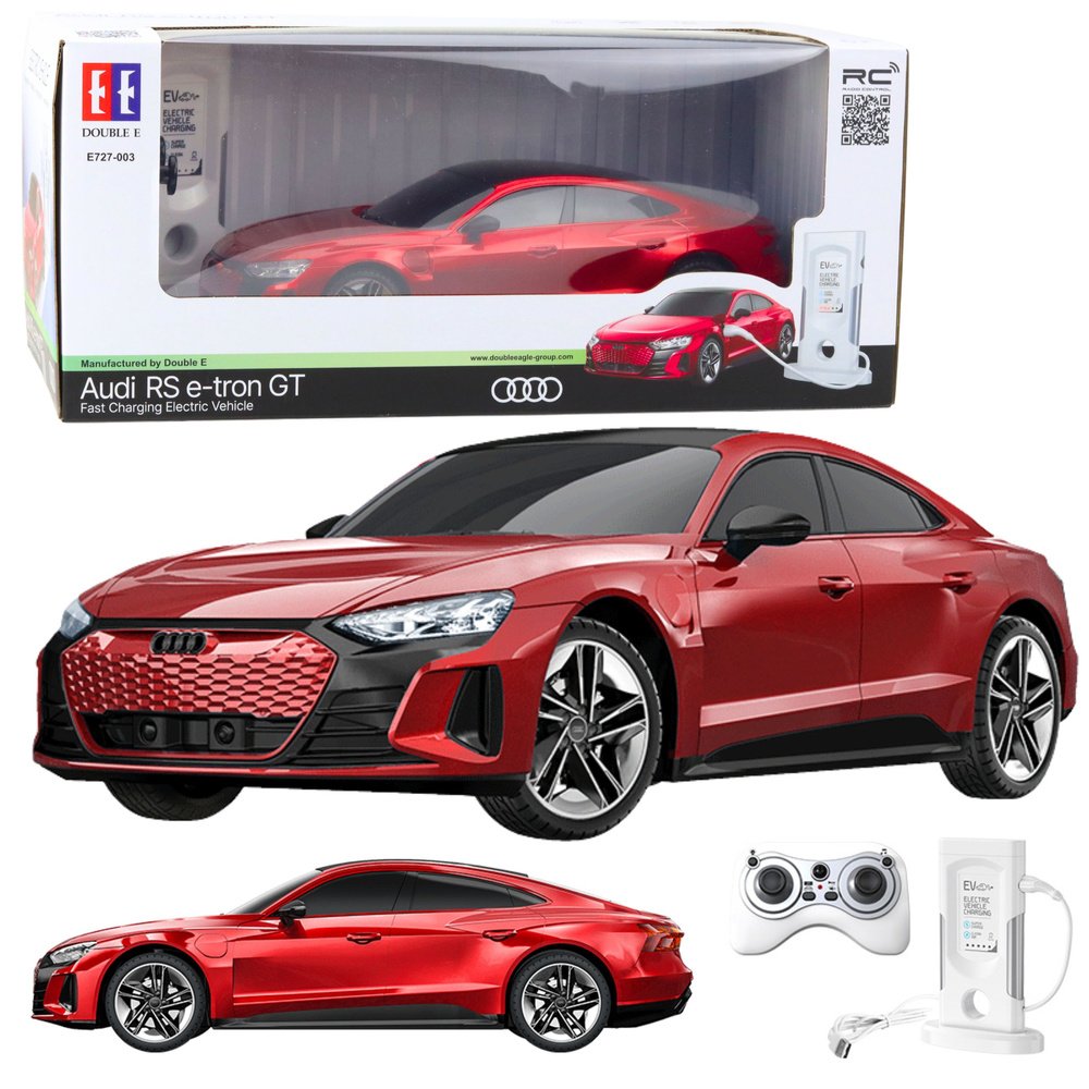 Audi RS e-tron GT 1:14 Double E – nuotoliniu būdu valdomas automobilis Audi RS e-tron GT 1:14 Double E – nuotoliniu būdu valdomas automobilis