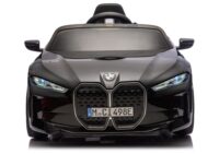 BMW i4 4×4 JE1009 juodas akumuliatorinis automobilis vaikams
