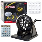 Bingo žaidimas su traukimo mašina