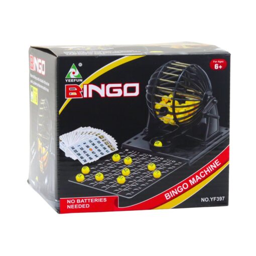 Bingo žaidimas su traukimo mašina