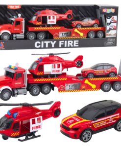 City Fire gaisrininkų rinkinys – sunkvežimis su