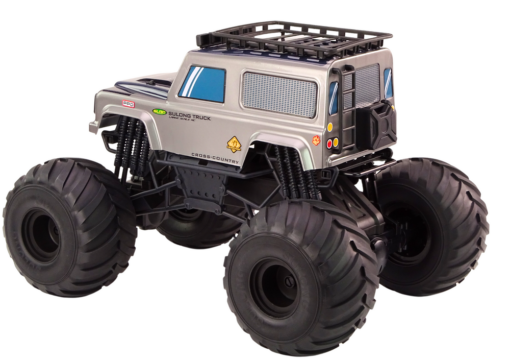 Didelis RC bekelės visureigis 1:6 su guminiais ratais