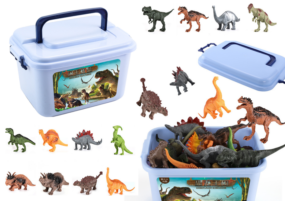 Dinozaurų figūrėlių rinkinys – 46 elementai Dinozaurų figūrėlių rinkinys – 46 elementai