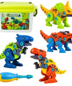 Dinozaurų konstruktorius su 4in1 elektriniu suktuvu